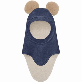 Sweet Deal Today Huttelihut X Luksusbaby Cotton Fleece Balaclava Navy