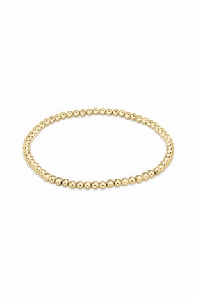 Big Savings Event Dont Miss This Offer Extends Classic Gold 3Mm Bead Bracelet