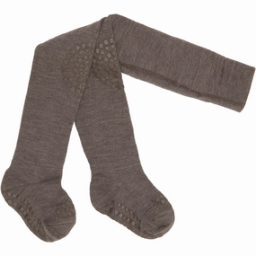Deal Frenzy Today Shop & Grab Offer Gobabygo Brown Melange Crawling Tights Merino Wool