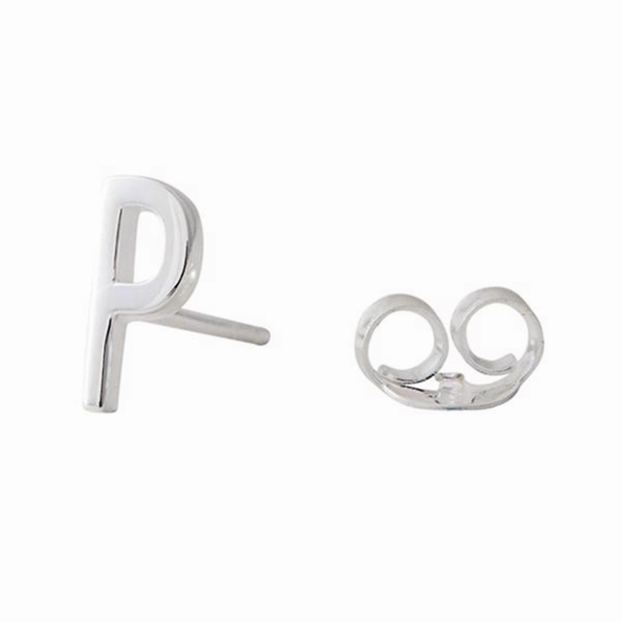 Dont Miss This Offer Must-Have Gift Ideas Design Letters Archetype Earring Silver