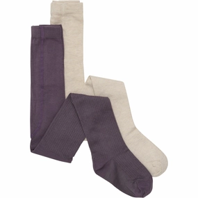 Minymo Black Plum 2-Pack Tights Online Exclusive Deal