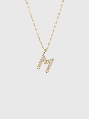 Simple M Necklace Special Surprise Sale Grab Your Deal Today