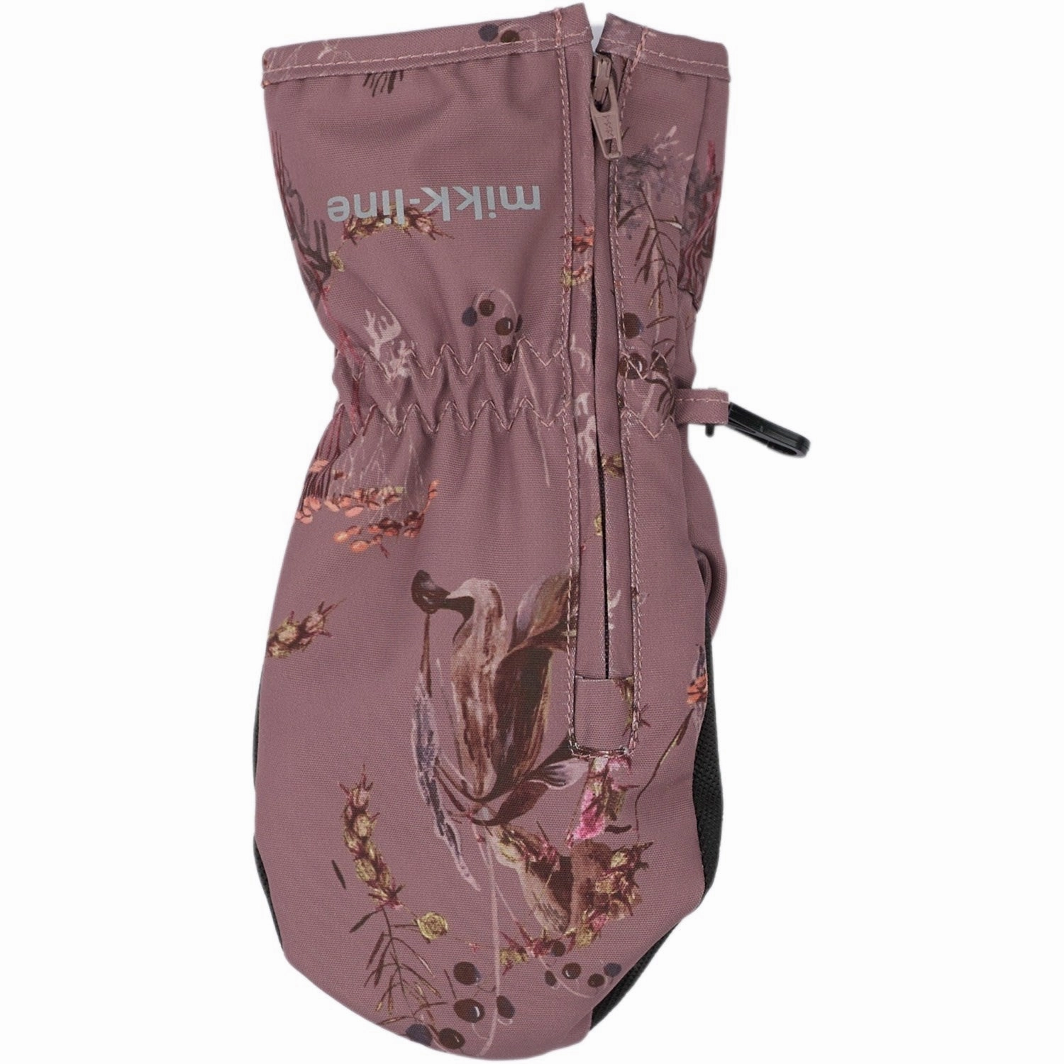 Grab the Deal Now Mikk-Line Twilight Mauve Polyester Mittens With Zipper