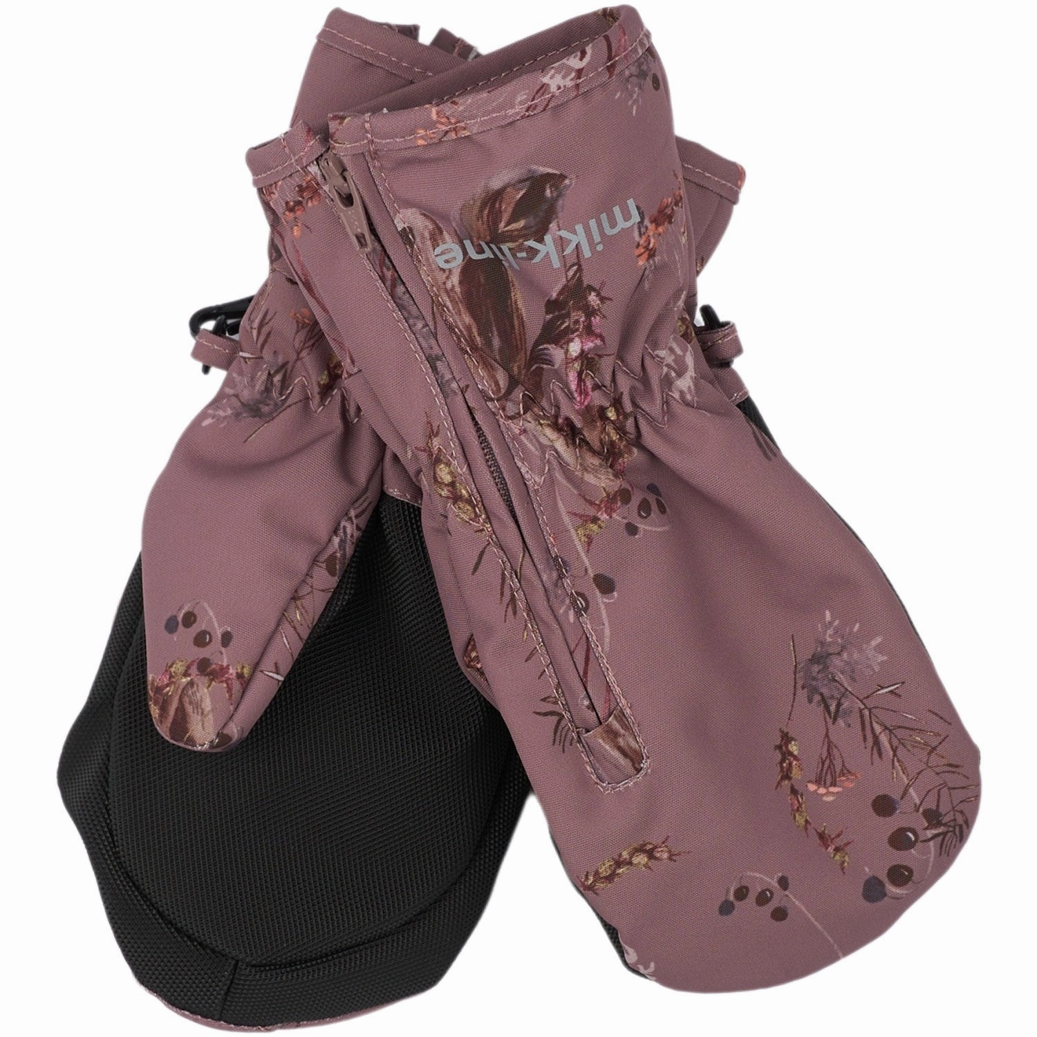 Mikk-Line Twilight Mauve Polyester Mittens With Zipper Trending Deals Today Trendy Picks Today