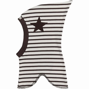 Exclusive Online Deal Racing Kids Balaclava Top Star Stripe Brown/White