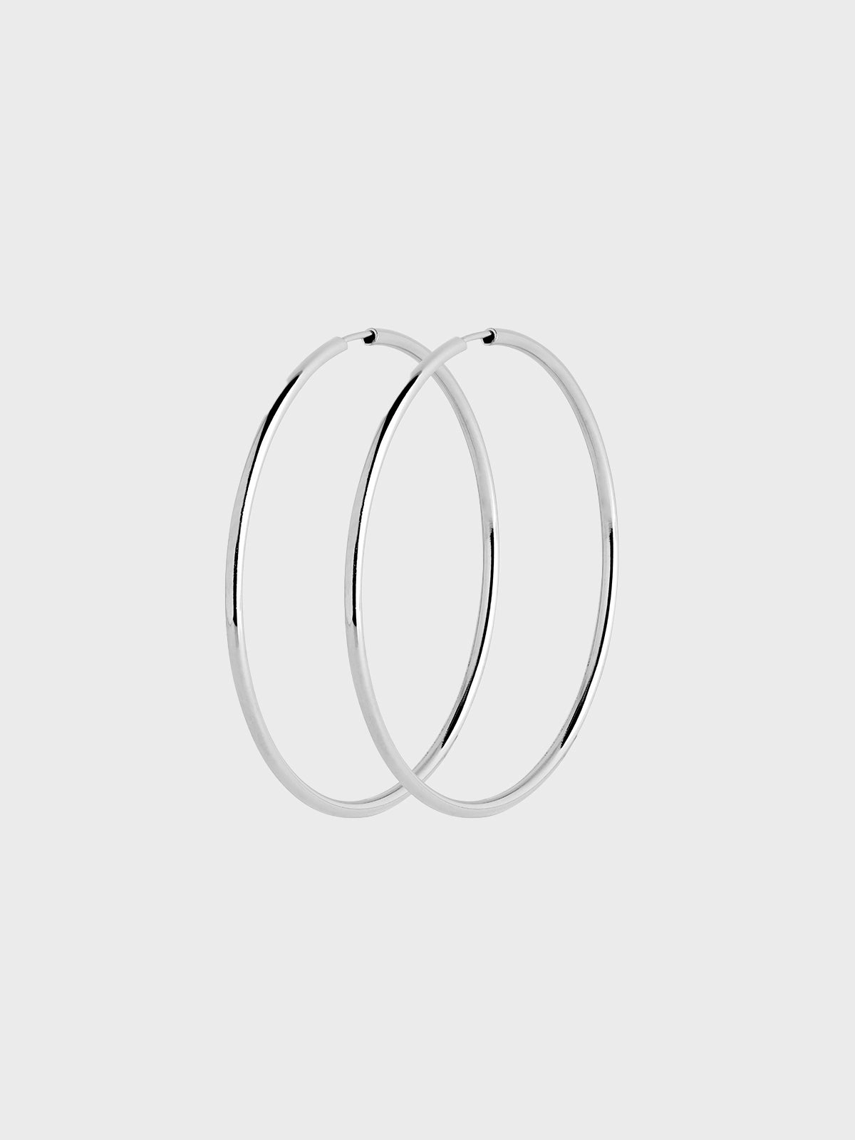 Todays Mega Savings Senorita 50 Hoop Earrings In Silver