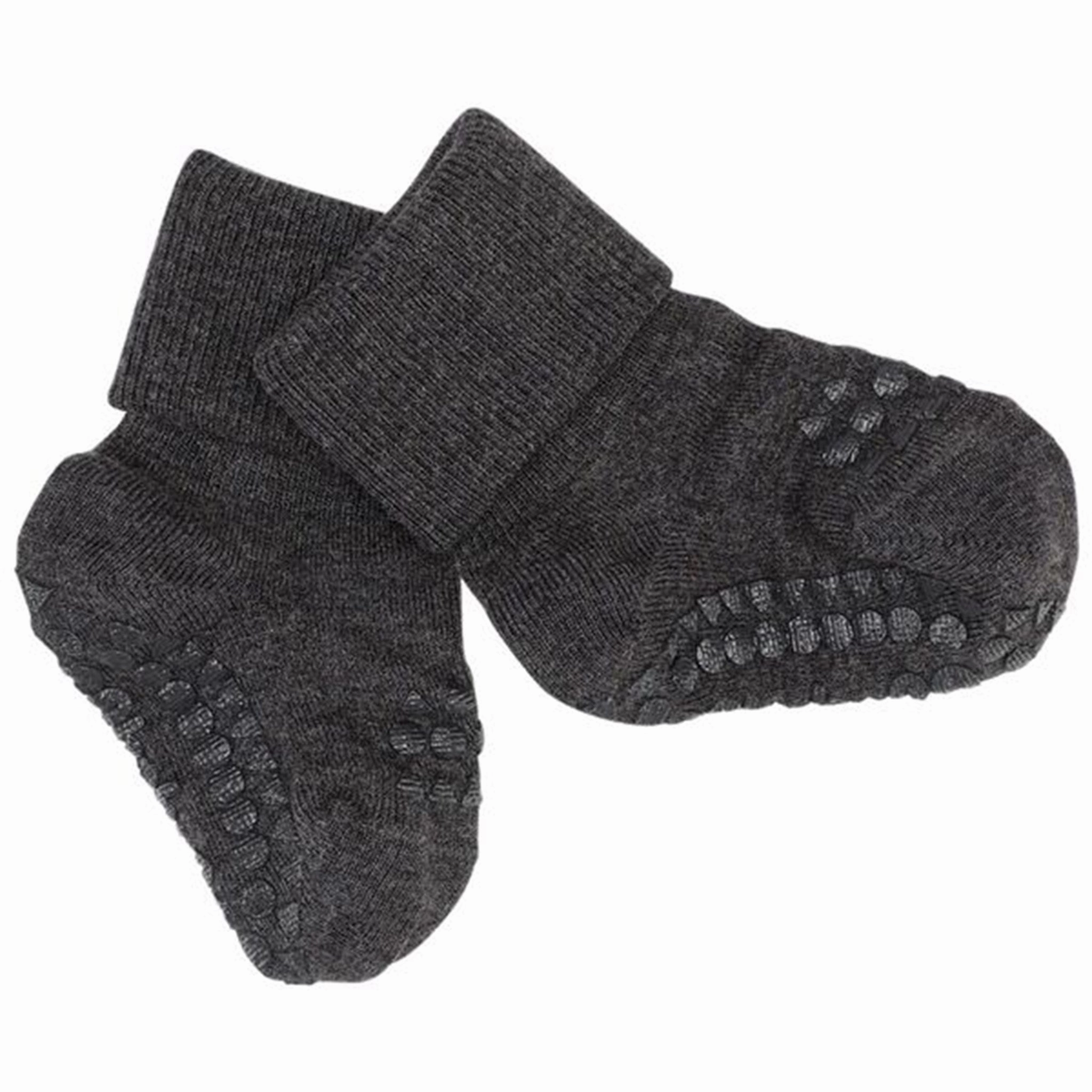 Dont Miss Big Savings Today Only Savings Gobabygo Bamboo Socks Antislip Dark Grey Melange
