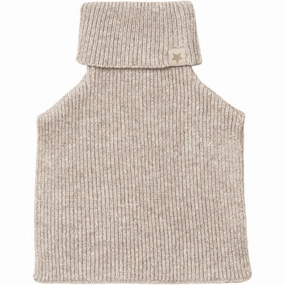 Trendy Picks Today Huttelihut Neck Warmer Wool Knit Camel