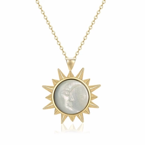 Perfect Gift Sale Best Price Online Sun And Moon Magic Necklace (Mother Of Pearl)