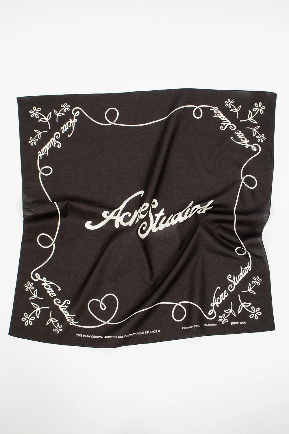 Surprise Discount Today Logo Bandana Black/White