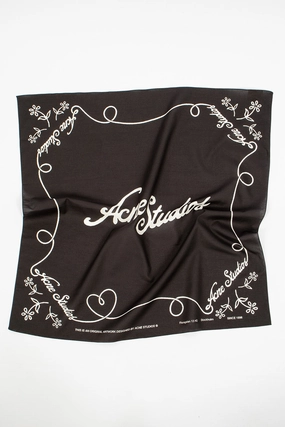 Surprise Discount Today Logo Bandana Black/White