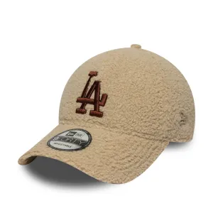 Clearance Event Today Los Angeles Dodgers Mlb Borg Light Beige / New Era 9Forty Adjustable
