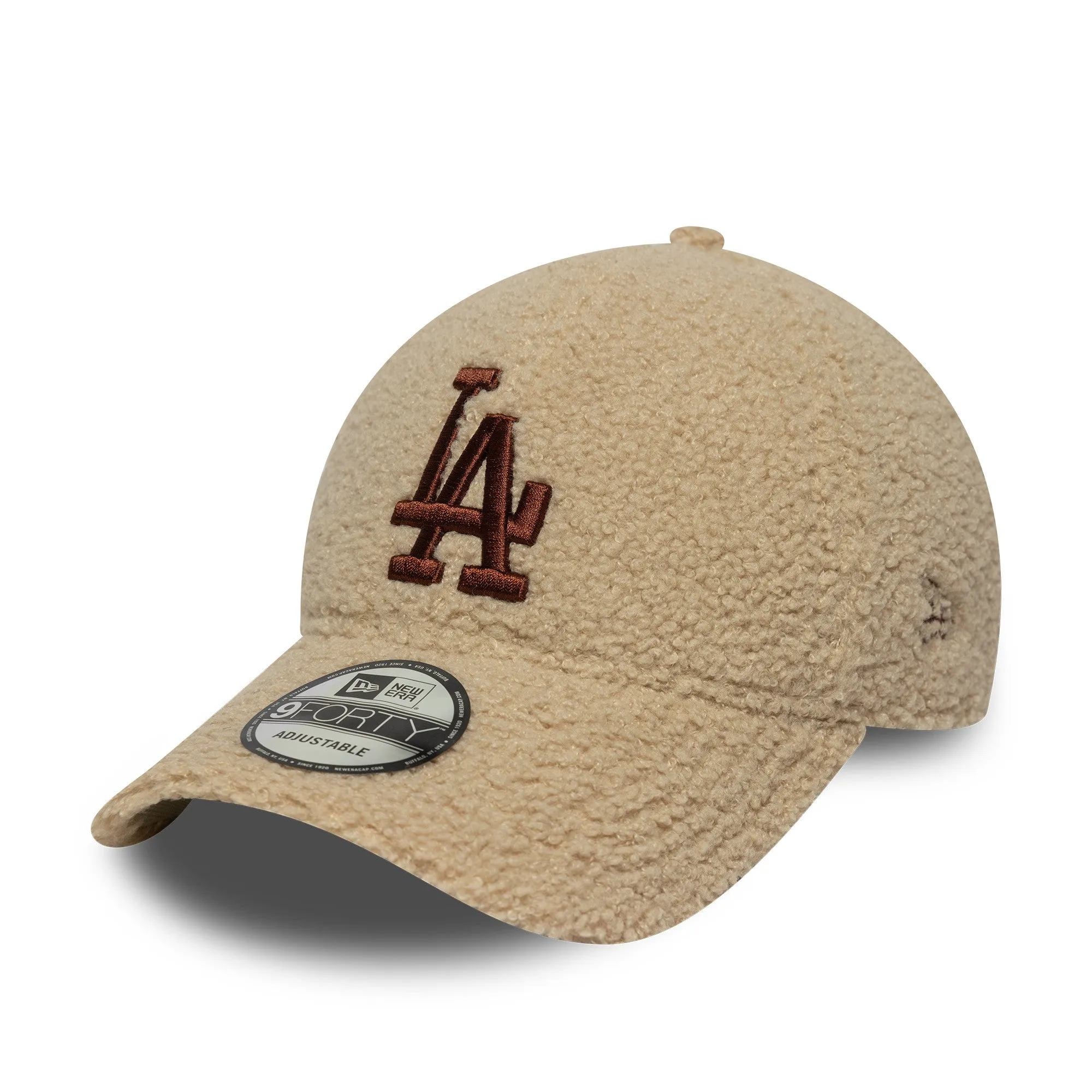 Clearance Event Today Los Angeles Dodgers Mlb Borg Light Beige / New Era 9Forty Adjustable