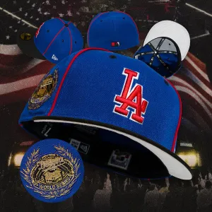 Los Angeles Dodgers Mlb Laurel Ws Blue White Uv / New Era 59Fifty Fitted Cap Grab Todays Deal Online Exclusive Deal