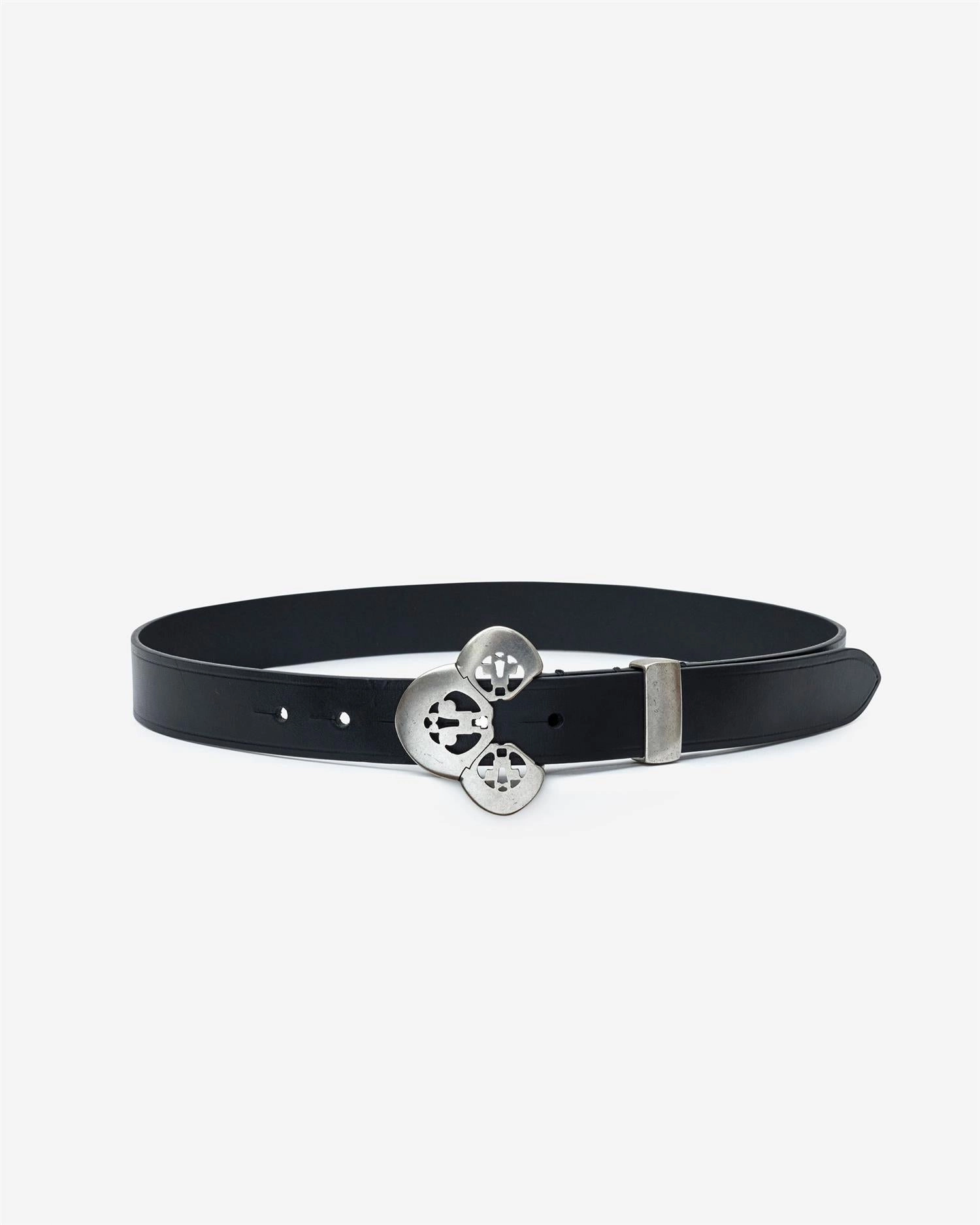 Limited Time Offer! Louama Belt Black/Silver