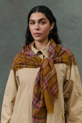 Louise Misha Mekness Check Scarf Instant Hot Deal