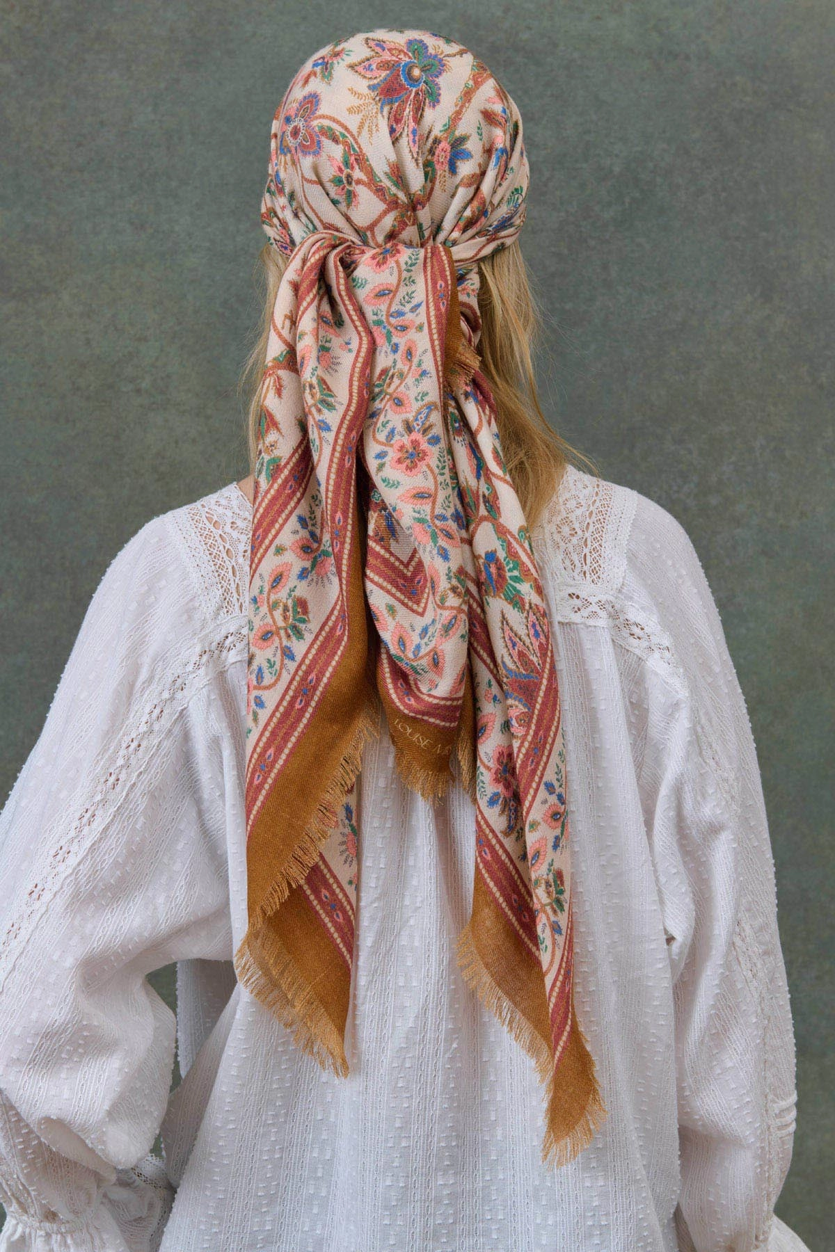 Louise Misha Mekness Printed Scarf Big Clearance Event Limited Offer Alert