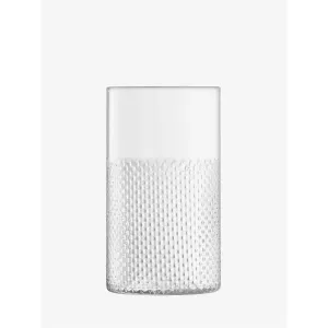 LSA Wicker Clear 25cm Vase