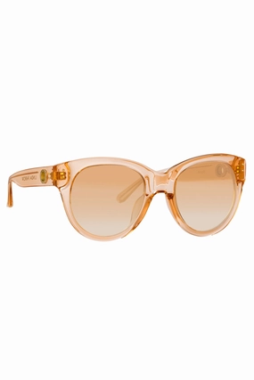 Hot Pick of the Day Flash Sale Now Madi Oversized Sunglasses In Peach
