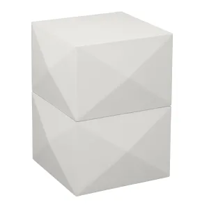 Malibu - Side Table - White