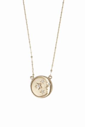 Man In The Moon And Stars Pendant Necklace Todays Mega Savings Best Seller Discount