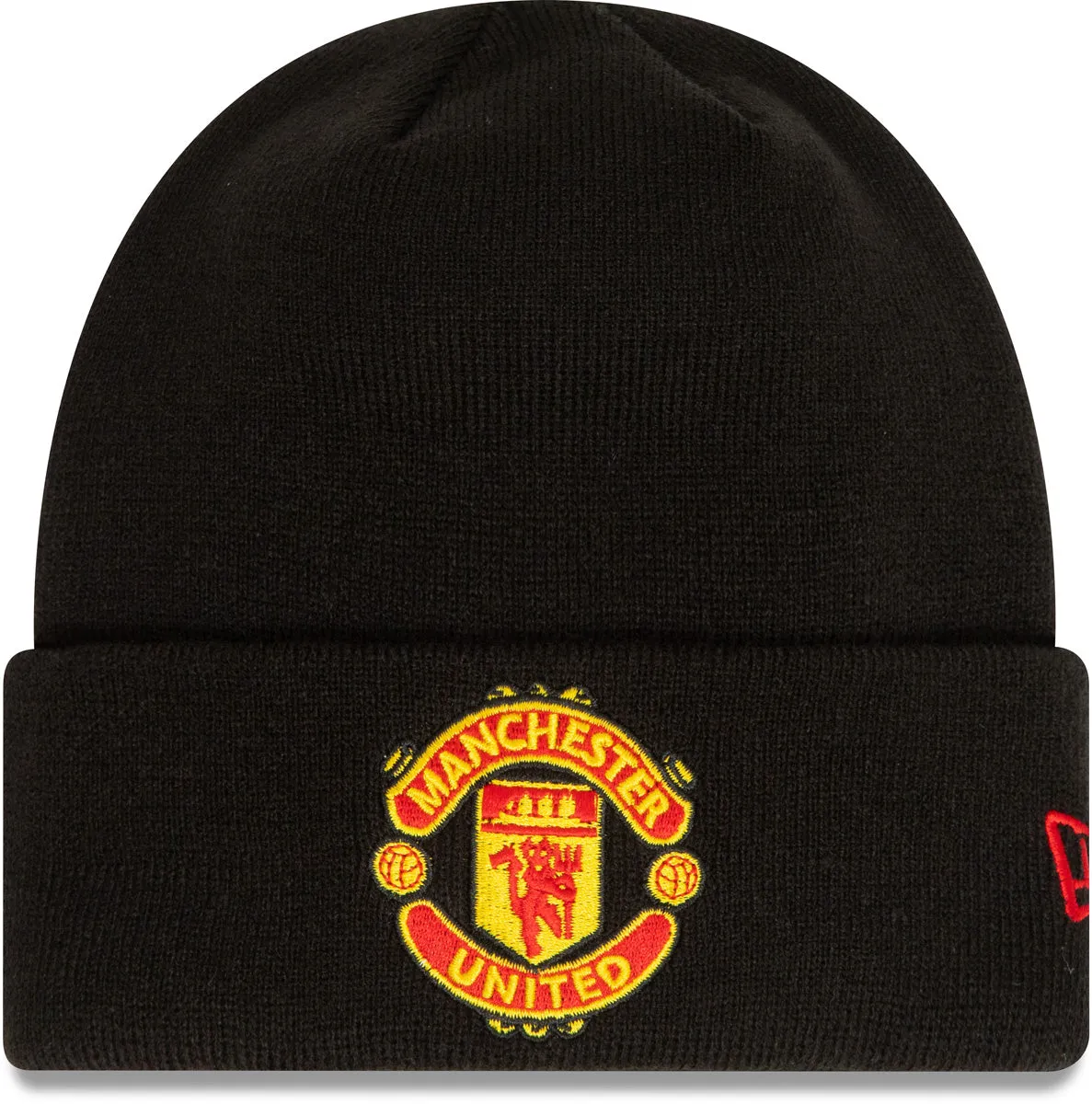 Manchester United Fc New Era Core Cuff Black Beanie Exclusive Hot Pick