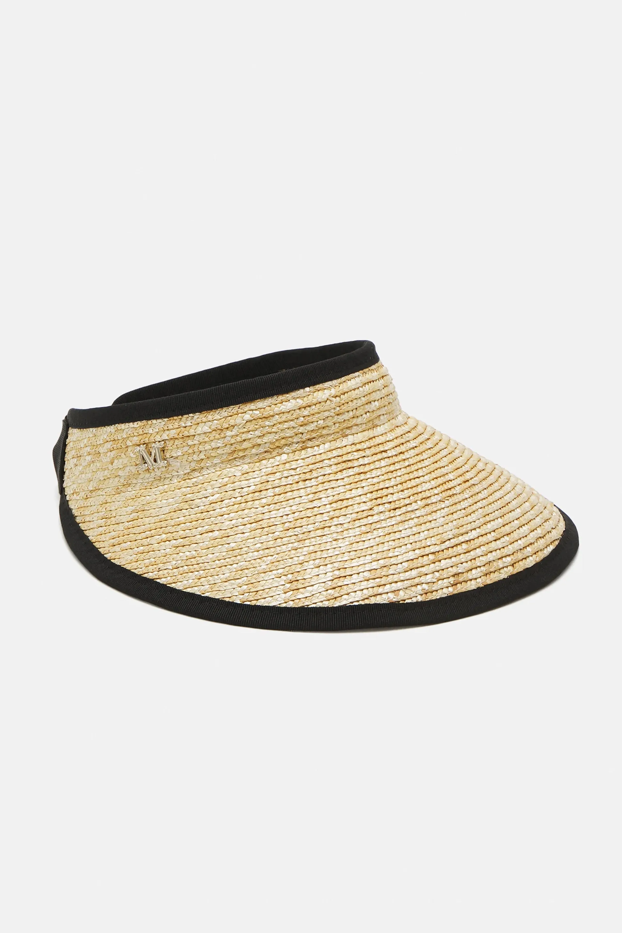 Manila Straw Visor Hat In Honey Black Save More Online Today Only Discount