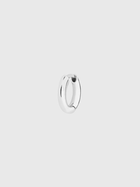 Marco Huggie 6Mm Earring In Silver Save Big Online Hot Sale Frenzy