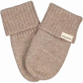 Online Exclusive Deal Marmar Linseed Melange Cashmere Alvilda Baby Mittens