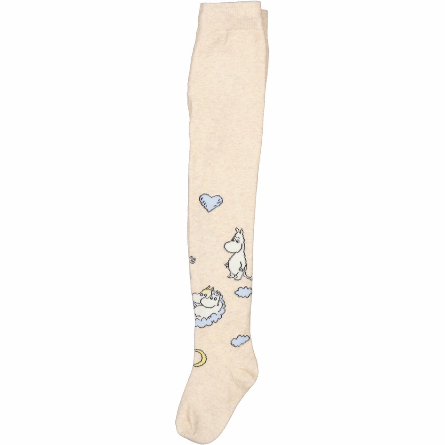 Instant Discount Marmar Tights Jacquard Beige Mel. Moomin Tights Jacquard