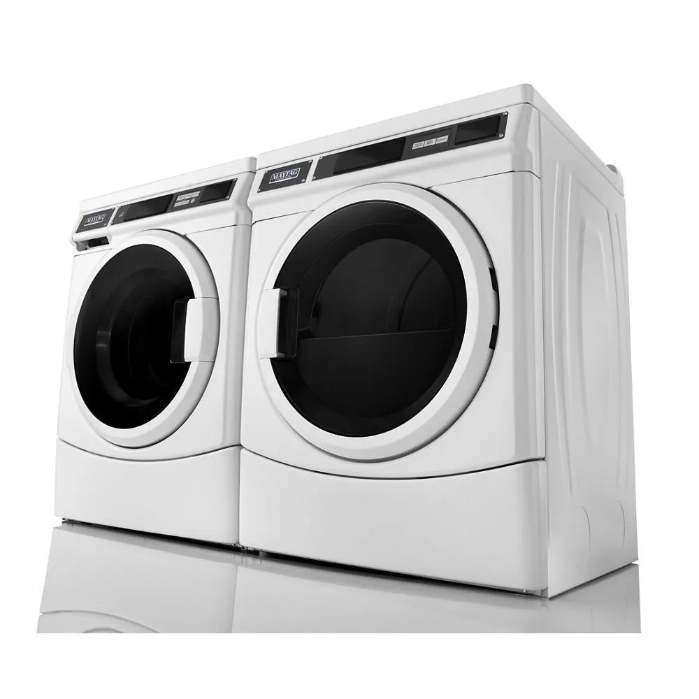 Maytag MDE28PRCYW Commercial Electric Dryer, Card Reader Ready Or Non-Vend