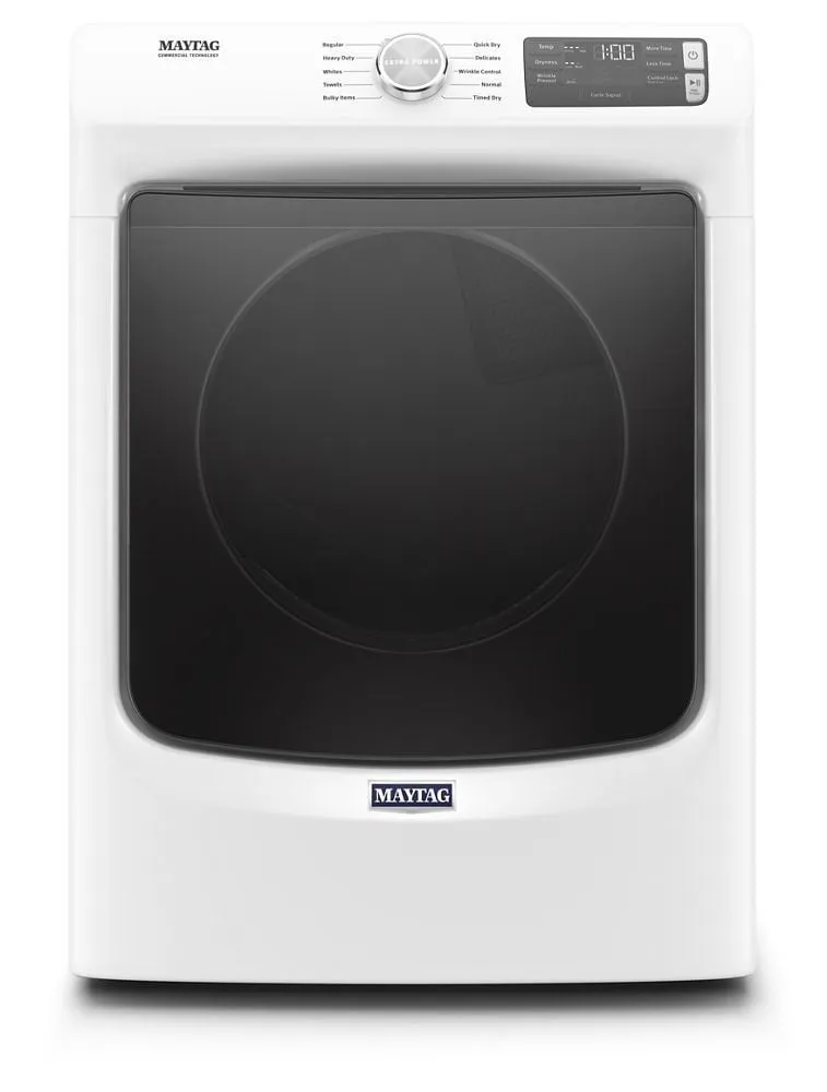Maytag MGD5630HW Front Load Gas Dryer With Extra Power And Quick Dry Cycle - 7.3 Cu. Ft.