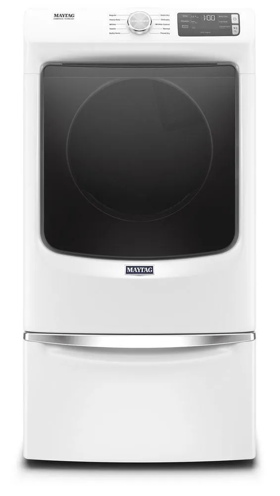 Maytag MGD5630HW Front Load Gas Dryer With Extra Power And Quick Dry Cycle - 7.3 Cu. Ft.