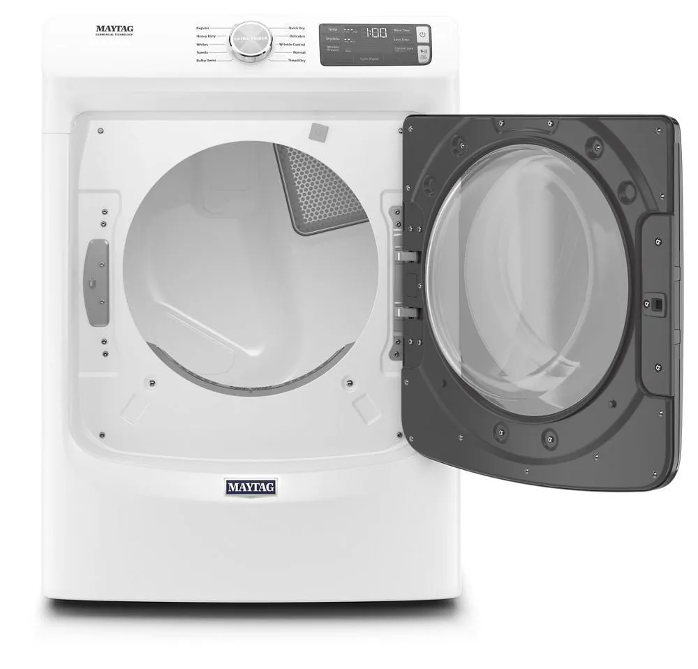 Maytag MGD5630HW Front Load Gas Dryer With Extra Power And Quick Dry Cycle - 7.3 Cu. Ft.