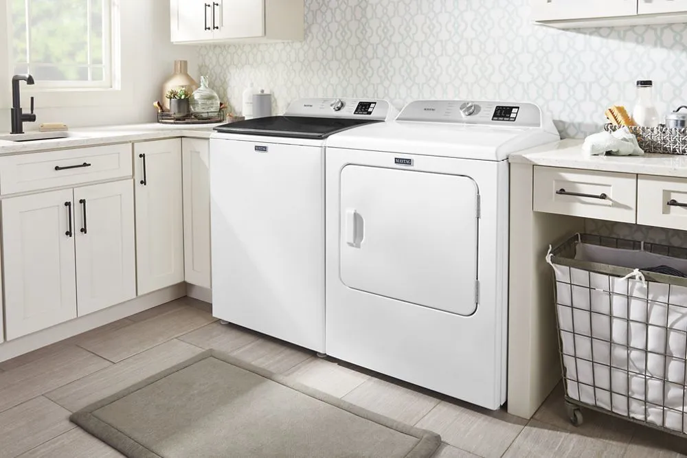 Maytag MGD6200KW Top Load Gas Dryer With Moisture Sensing - 7.0 Cu. Ft