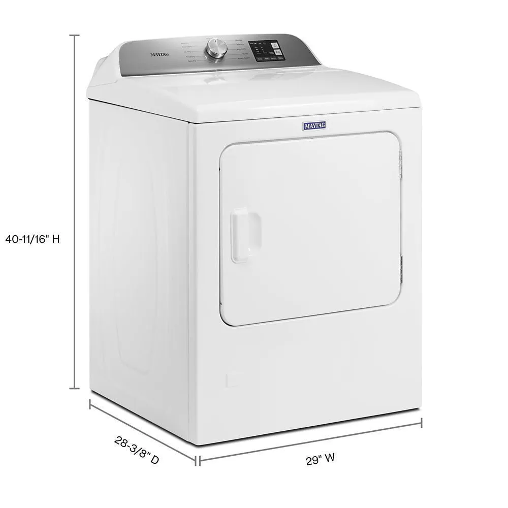 Maytag MGD6200KW Top Load Gas Dryer With Moisture Sensing - 7.0 Cu. Ft