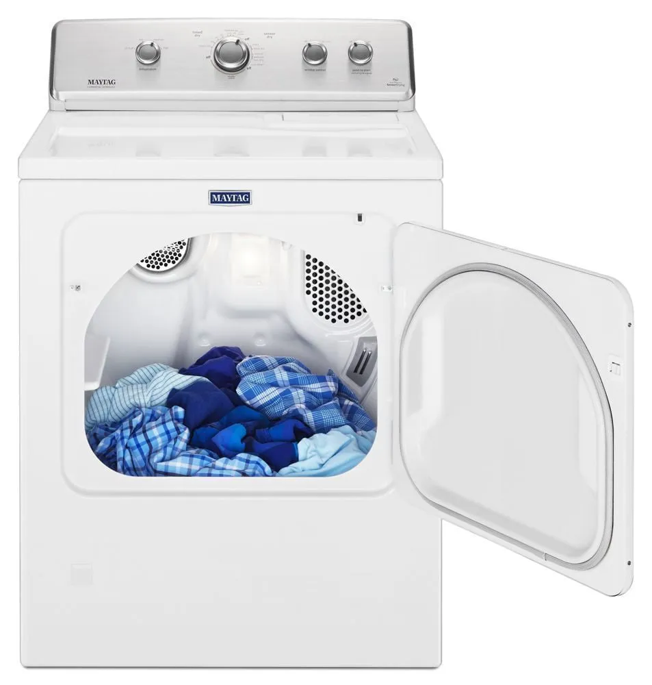Maytag MGDC465HW Large Capacity Top Load Dryer With Wrinkle Control - 7.0 Cu. Ft.