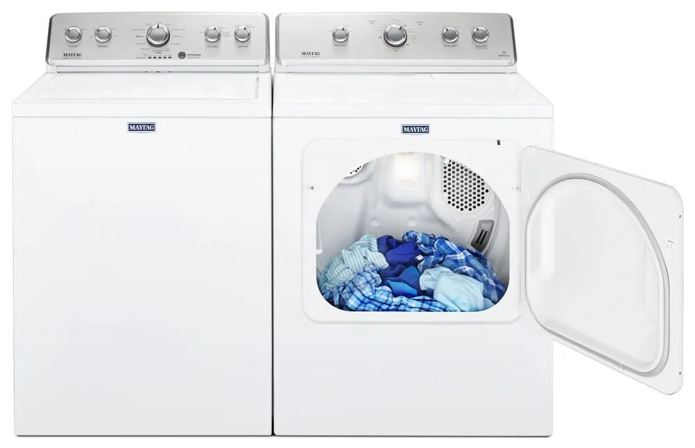 Maytag MGDC465HW Large Capacity Top Load Dryer With Wrinkle Control - 7.0 Cu. Ft.