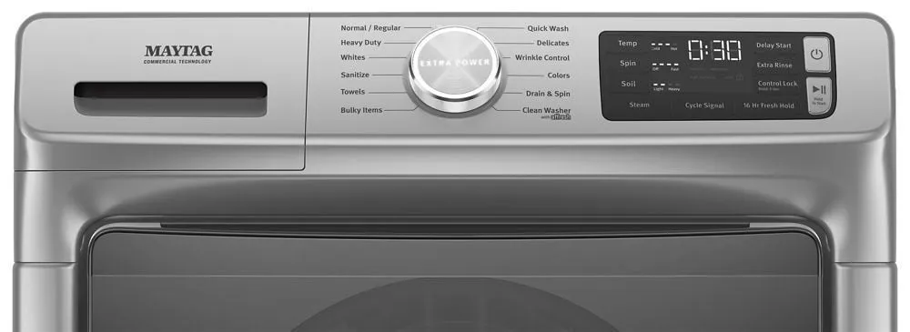 Maytag MHW6630HC Front Load Washer With Extra Power And 16-Hr Fresh Hold? Option - 4.8 Cu. Ft.