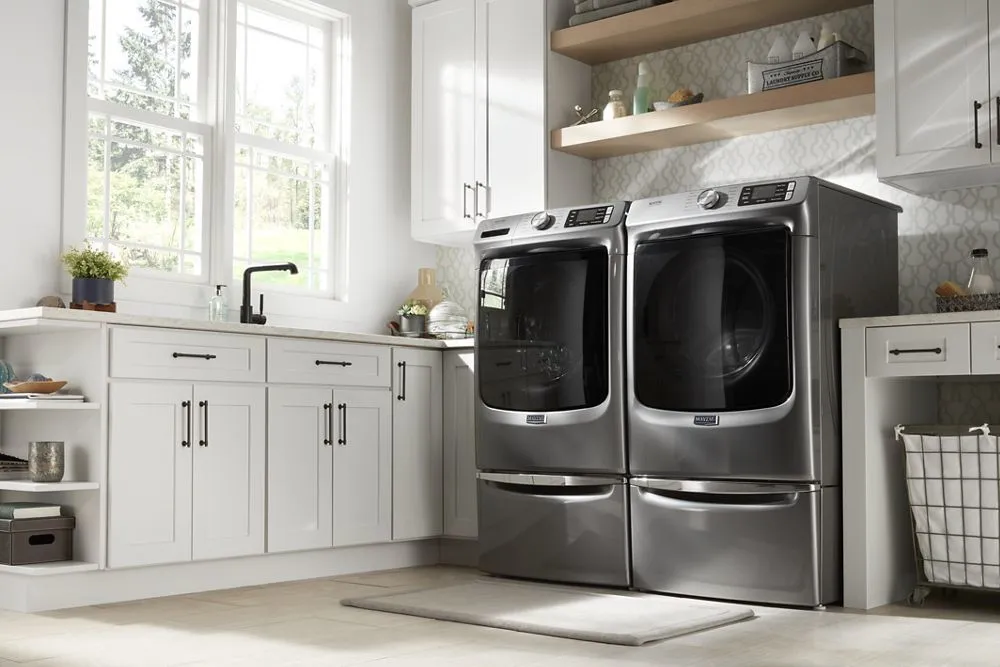 Maytag MHW6630HC Front Load Washer With Extra Power And 16-Hr Fresh Hold? Option - 4.8 Cu. Ft.