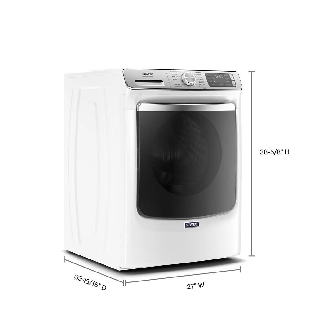 Maytag MHW8630HW Smart Front Load Washer With Extra Power And 24-Hr Fresh Hold? Option - 5.0 Cu. Ft.