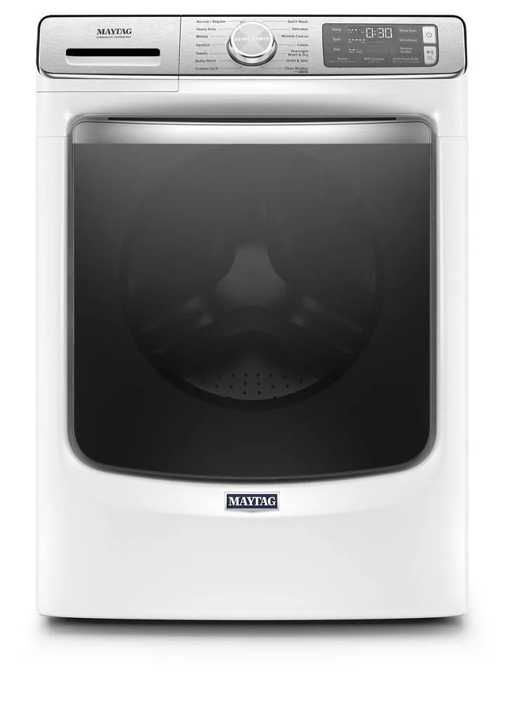 Maytag MHW8630HW Smart Front Load Washer With Extra Power And 24-Hr Fresh Hold? Option - 5.0 Cu. Ft.