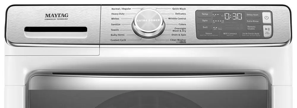 Maytag MHW8630HW Smart Front Load Washer With Extra Power And 24-Hr Fresh Hold? Option - 5.0 Cu. Ft.