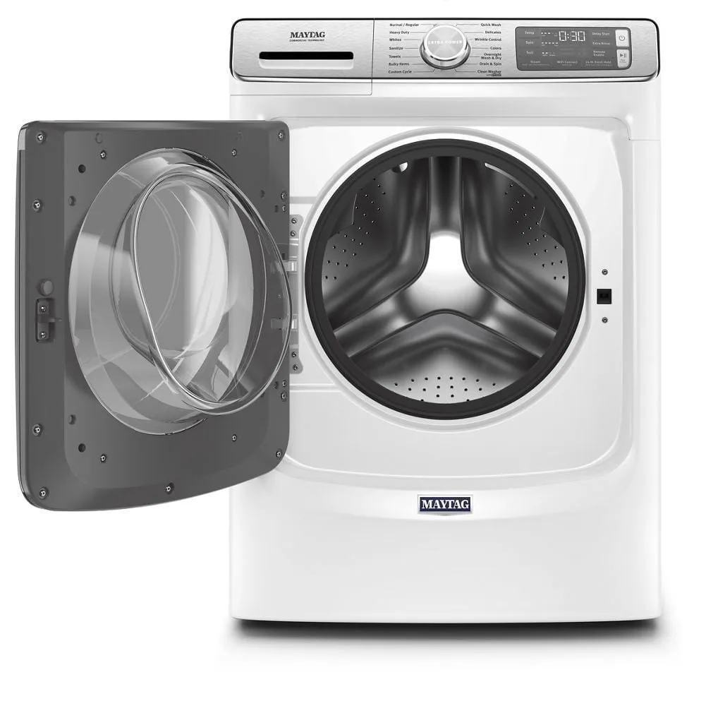 Maytag MHW8630HW Smart Front Load Washer With Extra Power And 24-Hr Fresh Hold? Option - 5.0 Cu. Ft.