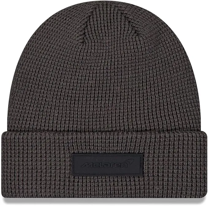 Mclaren Automotive New Era Waffle Knit Graphite Beanie Perfect Gift Offer Hot Offer Inside