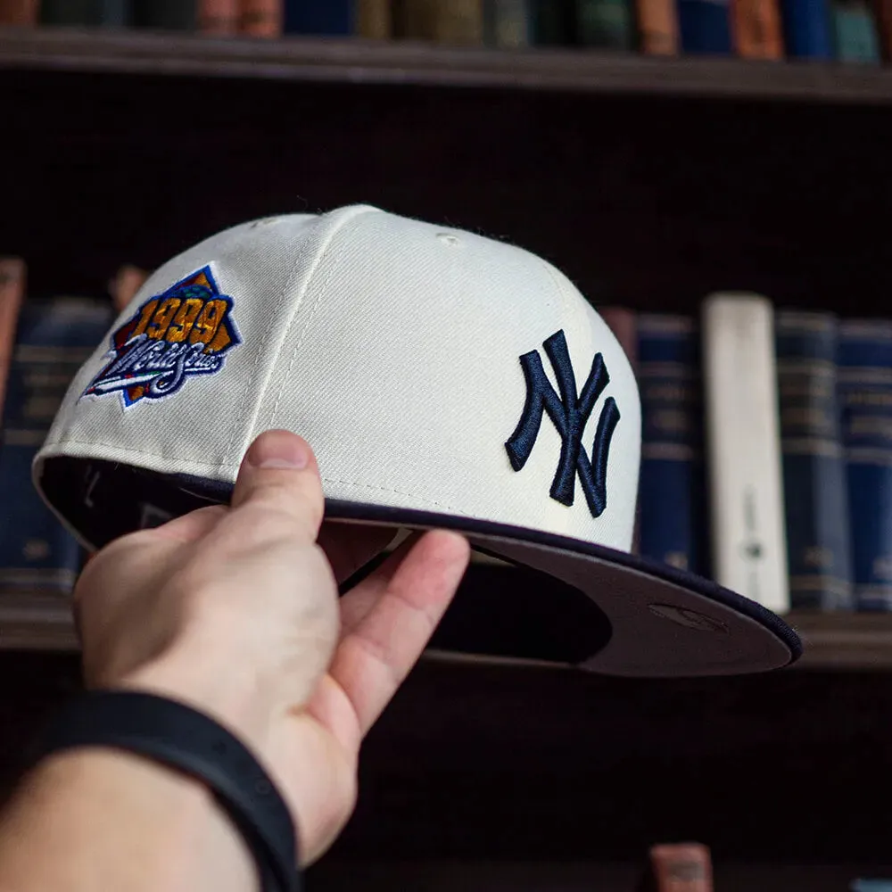 New Era 59Fifty Mlb New York Yankees Ws 1999 Two Tone / Grey Uv Fitted Cap Must-Have Clearance