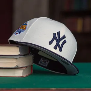 New Era 59Fifty Mlb New York Yankees Ws 1999 Two Tone / Grey Uv Fitted Cap Todays Mega Savings Unmissable Deal Today