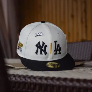 Limited Offer Alert Hot Offer Inside New Era 59Fifty Mlb New York Yankees Vs Los Angeles Dodgers World Series 1981 Two Tone / Grey Uv Fitted Cap