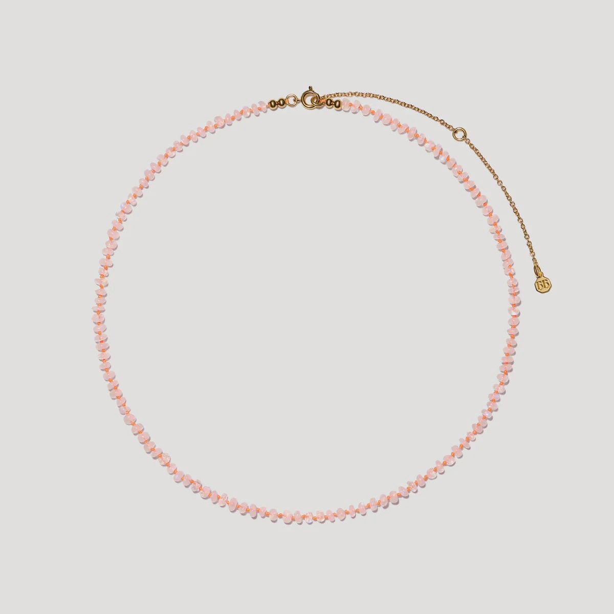Todays Best Deal Bon Bon Rainbow Moonstone With Neon Orange Thread