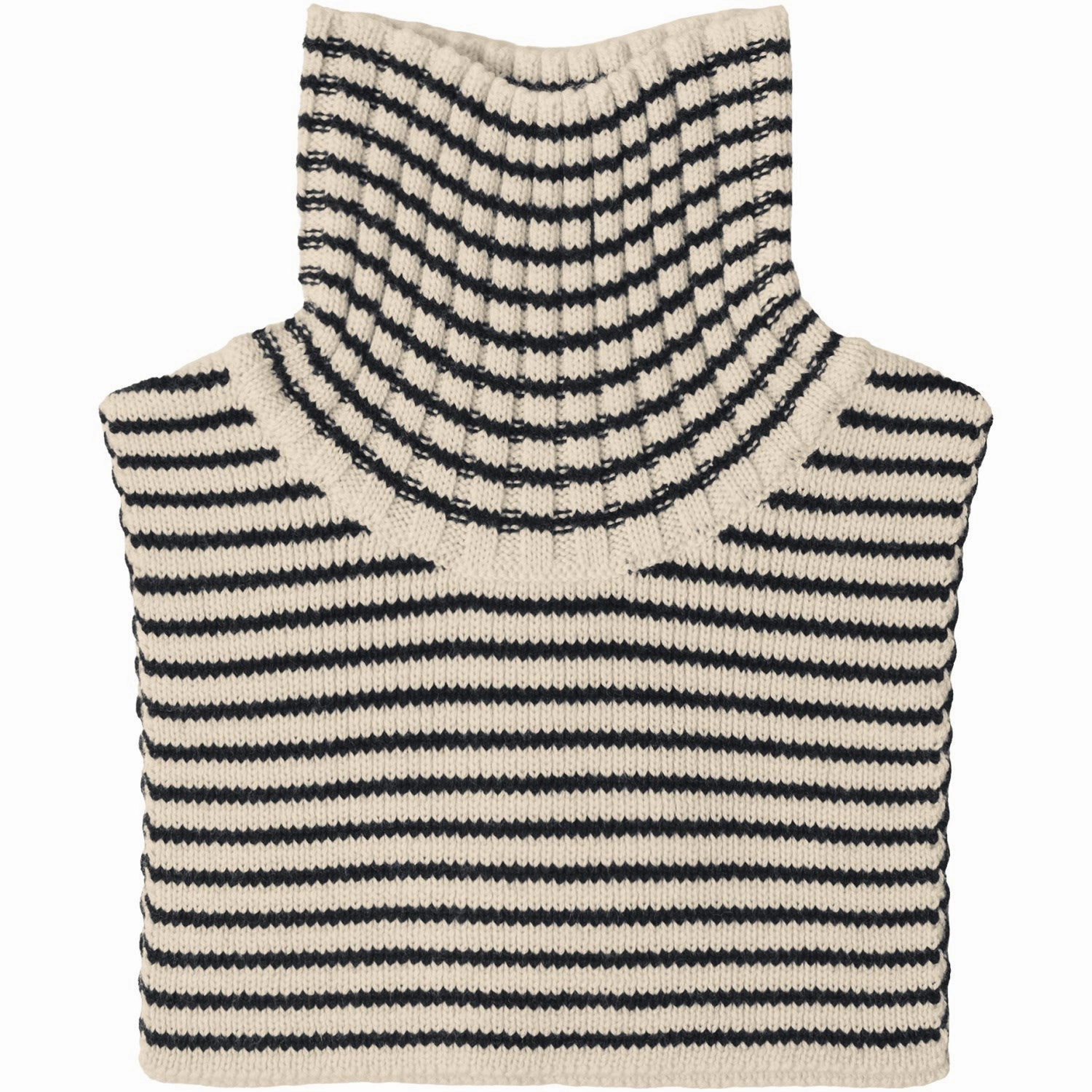 Fub Ecru/Dark Navy Neckwarmer Steal Todays Offer